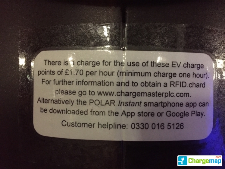 Brent Cross Shopping Centre charging station in London