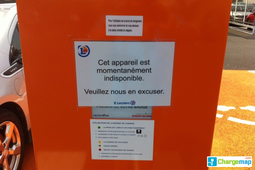 Leclerc Sarrebourg borne de charge à Sarrebourg