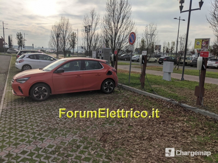 Fidenza Shopping Park Tesla And Others Charging Station In Fidenza