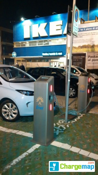 Ikea Genova Charging Station In Genova