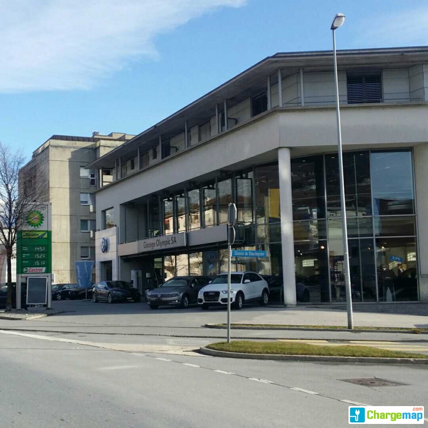 Sierre Garage Olympic borne de charge rapide à Sierre